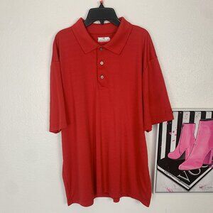 Grand Slam Mens Golf Polo Shirt Red XL